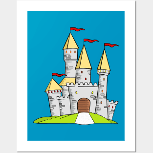 Dreamy castle Posters and Art